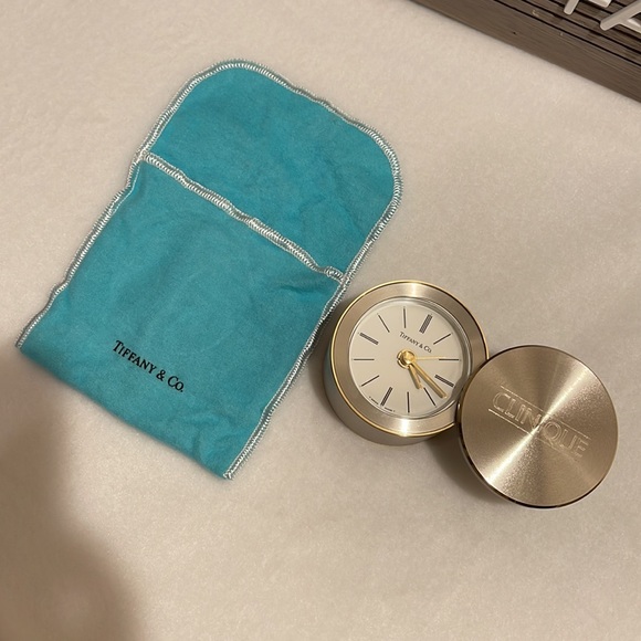 Vintage tiffany & co. Travel alarm clock/desk clock - Picture 3 of 6